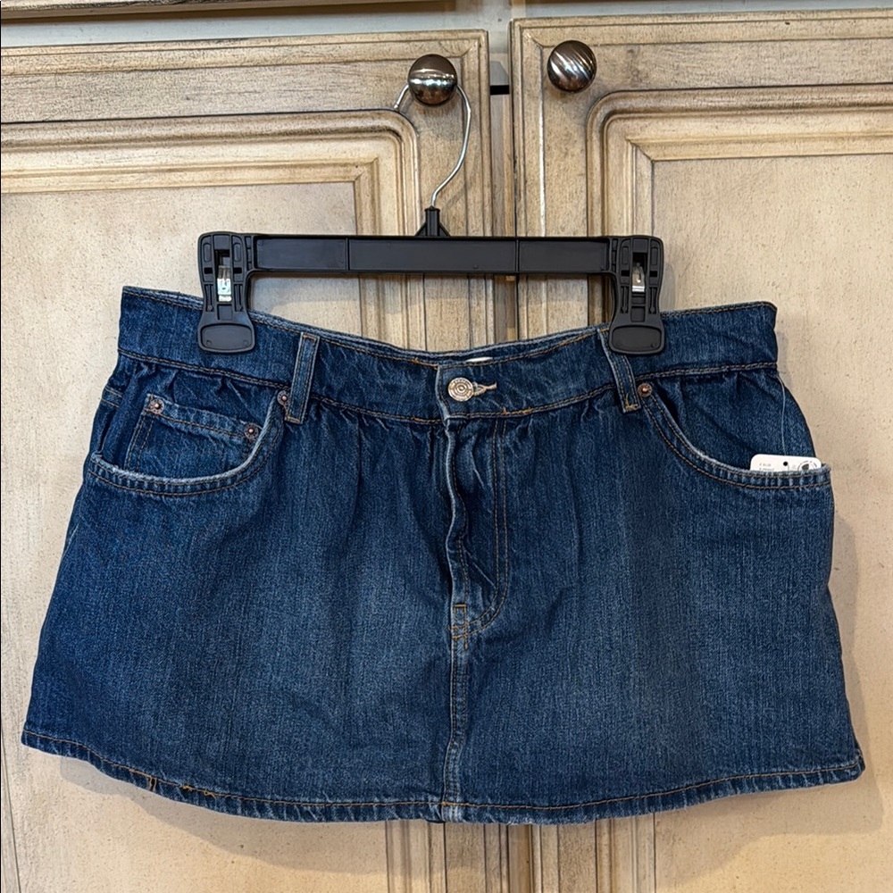We The Free Denim Mini Skort